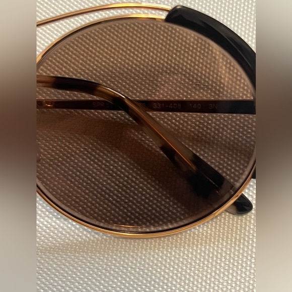 Authentic Prada Women's Sunglasses Gold & Brown - Picture 9 of 10